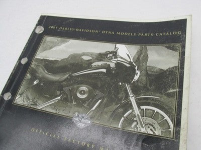 Harley-Davidson Official Factory 2001 Dyna Models Parts Catalog 99439-