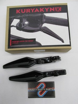 Kuryakyn NOS Phantom Gloss Black Hand Control Levers 2018+ Indian 5777