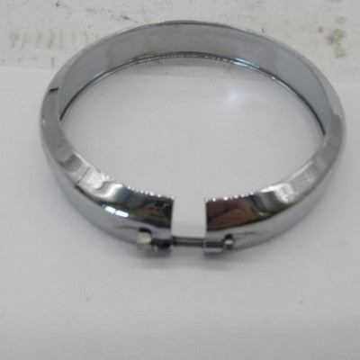 4.5 Harley Davidson Genuine Auxiliary Light Lamp Chrome Trim Ring 6872