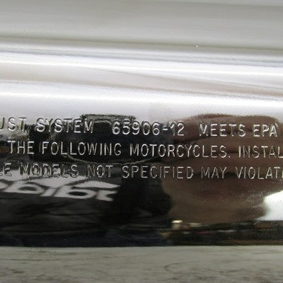 Harley Davidson OEM 12-14 Dyna Switchback FLD 103 Muffler Chrome 65906