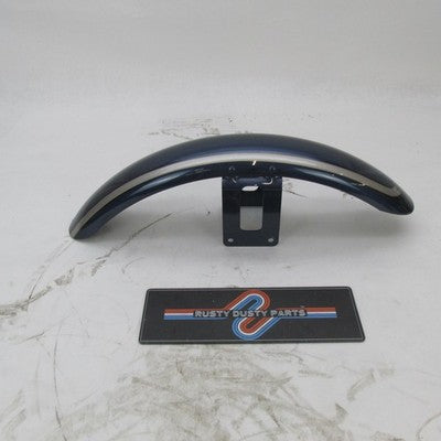 Harley OEM 03 Sportster Dyna Anniversary Front Fender Gunmetal Blue 59