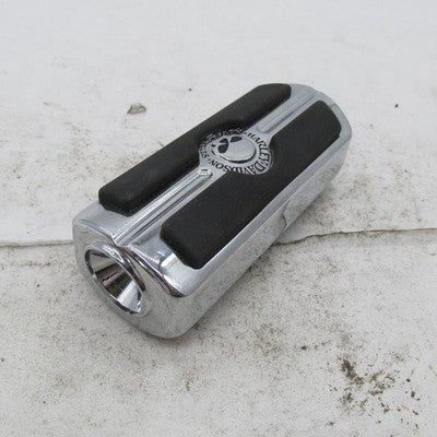 Harley Davidson OEM Single Chrome Willie G Skull Footpeg 50370-04