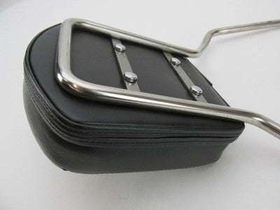 Harley Davidson 18" Tall Black Passenger Sissy Bar Backrest