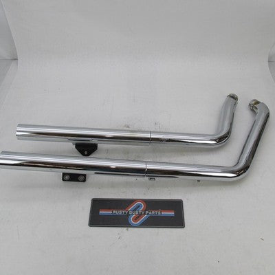 Vance and Hines Straight Shots Exhaust + Slip On Muffler Great Cond. D