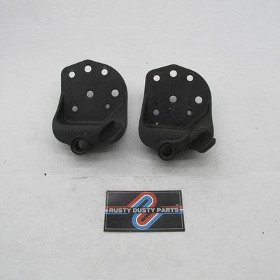 Harley Davidson OEM Black Left Footrest + Shifter Bracket Softail 90-9