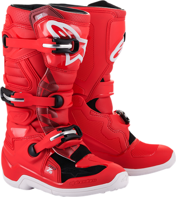 Alpinestars Tech 7S Boots Red 8 2015017-30-8