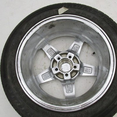 Pair of Milanni 15" x 6.5" Chrome Trike Wheel Tri Glide 185/60R15 Tire