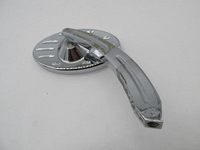 Pro One Harley Davidson Chrome Slotted Oval Right Side Side Mirror