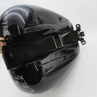 New Harley OEM 09-13 Touring FLHTC Fuel Tank Vivid Black Pinstripe 613