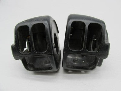 Set of Harley Genuine Stock 1996+ Black Handlebar Switch Housings w Sc