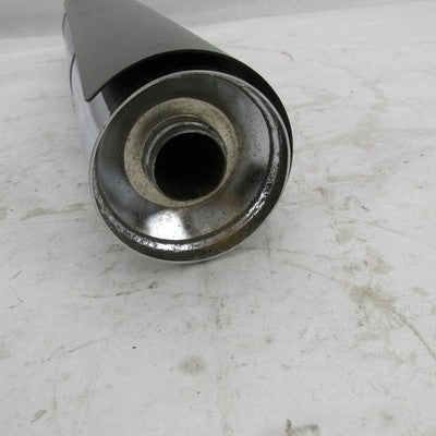 Harley Davidson OEM Stock Blunt Cut Single Muffler with Blk Heat Shiel