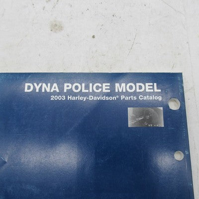 Harley-Davidson Official Factory 2003 Dyna Police Models Parts Catalog