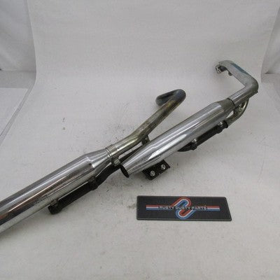 Harley Davidson OEM 07-11 Softail Shotgun Exhaust System w/ Mufflers 6