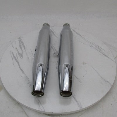 Pair of Harley OEM Stock Mufflers Chrome 97-03 Sportster 65605-97 6561