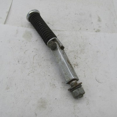 Harley Stock Passenger Ribbed Rubber Highway Footpeg w/ 3" Chrome Exte