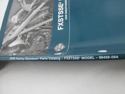 Harley-Davidson Official Factory 2009 FXSTSSE2 Parts Catalog 99458-09A