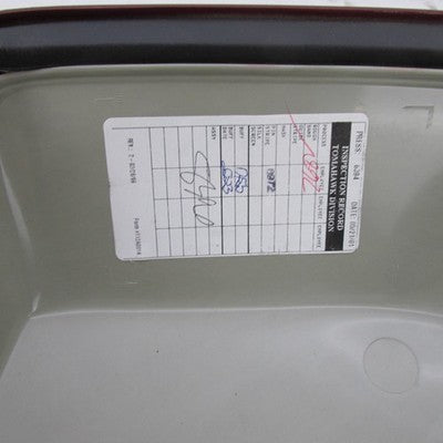 Harley OEM 93-13 Touring RH Saddlebag Lid Wineberry Maroon/Red Stripe