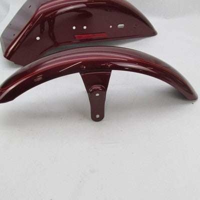 Harley 2000 Softail Deuce FXSTD Front/Rear Fender Set Luxury Rich Red