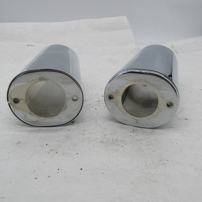 Pair of Harley Genuine Stock Chrome Fork Slider Covers FLHT 1986-2013