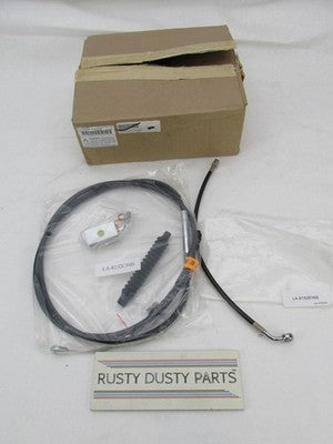 LA Choppers Vinyl Handlebar Cable Kit 15"-17" ABS Softails LA-8152KT-1