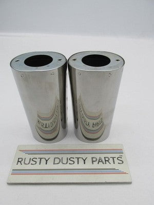 Pair of Harley-Davidson Genuine Stock Softail Fatboy Cowbells Fork Covers