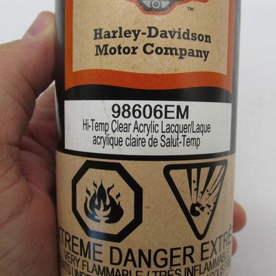 Harley Davidson Genuine NOS Hi-Temp Clear Acrylic Lacquer Paint 98606E