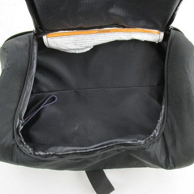 Harley-Davidson by SAC Black Canvas Sissy Bar Bag Barrel Duffel 15"x8"