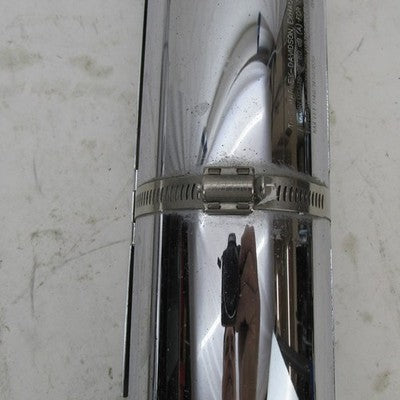 Pair of Harley Davidson Genuine Stock Chrome Exhaust Mufflers Pipes 65