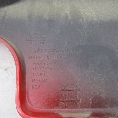 Harley Davidson OEM Touring Left Side Cover Panel Red 66250-09