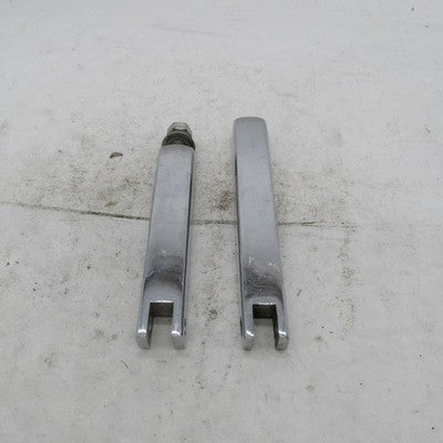 Pair of Harley Davidson OEM Chrome Highway Peg Mounts Sportster Ironhe