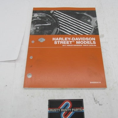 Harley Davidson Official Factory 2017 Street Models Parts Catalog 9400