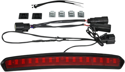 Custom Dynamics High Mount Tour-Pak Lights Gloss black w/ red lens CD-TP-LID-BR