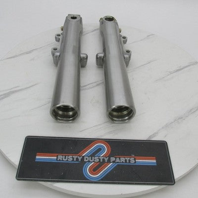 Pair of Harley Davidson OEM Lower Front Fork Sliders Showa 46537-02A 4