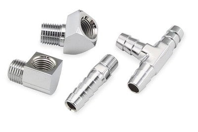 Gardner-Wescott Oil Line Fitting Straight - 1/8in.-27 NPT to 3/8in. Ho