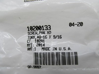 Lot of 6 Harley Davidson Genuine NOS Torx Panhead Screws 10200133