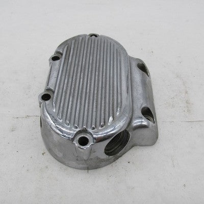 Harley Davidson OEM Chrome Ribbed 5 Speed Transmission Side Cover 87-9