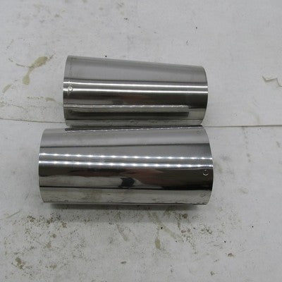 Harley Davidson OEM Pair of Stock Chrome Fork Slider Covers FLHT 1986-