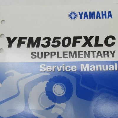 Yamaha YFM350FXLC Supplementary Service Manual LIT-11616-12-03