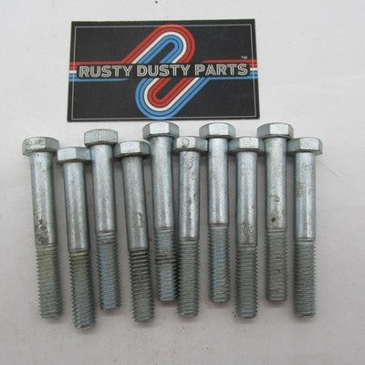 Lot of 10 Harley-Davidson OEM NOS 3/8"-16 x 2-3/4" Hex Head Cap Bolt 4