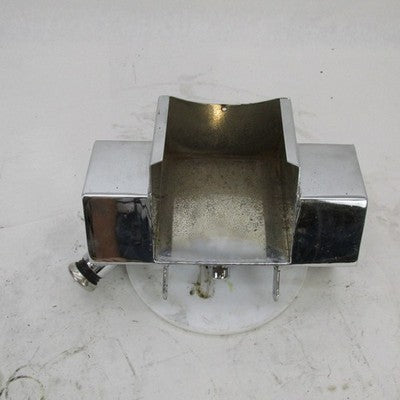 Vintage Chrome Hexagon Horseshoe Oil Tank Rigid Chopper Harley Triumph