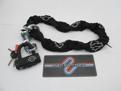 Harley-Davidson NOS Kryptonite Loop Chain and Disc Brake & Rotor Lock