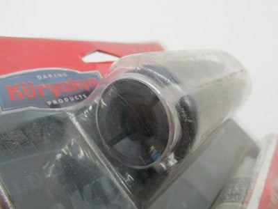 Kuryakyn NOS 8851 Round Shift Peg Cover, Chrome/Black Kustomwerks 1440