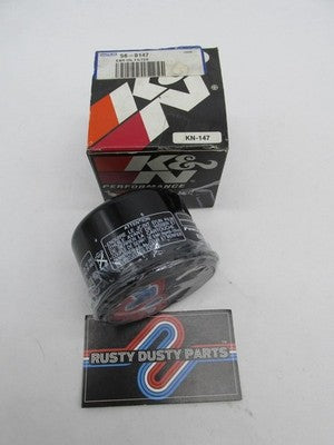 K&N Motorcycle Black Oil Filter KN-147