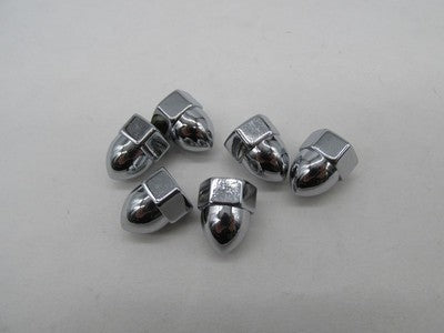 Lot of 6 Harley-Davidson Genuine NOS Chrome Acorn Nuts 31589-80