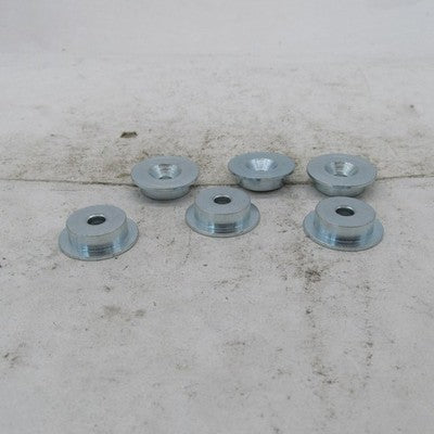 Lot of 6 Harley Davidson Solid CNC Countersunk 0.3" Handlebar Riser Bu