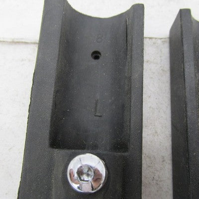 Harley Davidson OEM Pair Left & Right Rubber Inserts Footpeg Bar Shiel