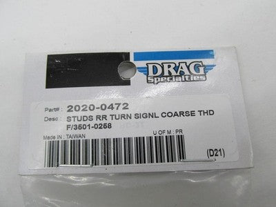 Drag Specilties Harley Davidson Turn Signal Mounting Studs 2020-0472