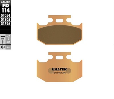 Galfer Sintered Brake Pads for Offroad Rear FD114G1396