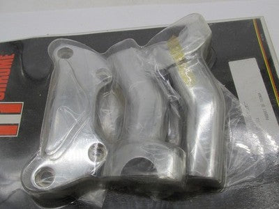 Harley Custom Chrome NOS Pullback Style Handlebar Risers Clamp Kit 12-