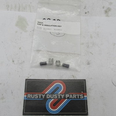 Lot of 2 Harley-Davidson OEM NOS Neutral Switch Terminal Caps & Insula